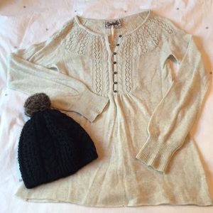 Free People Bell Sleeve Sweater